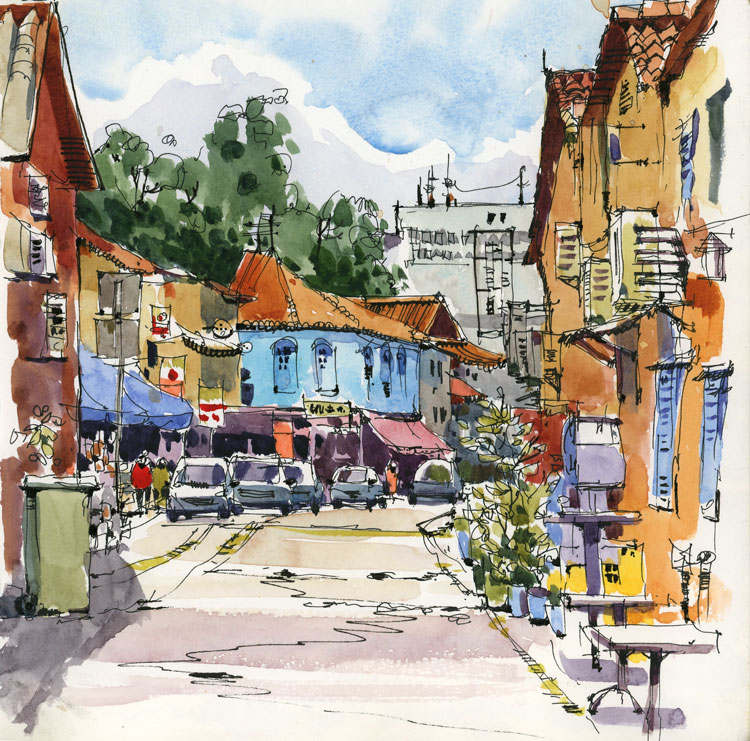 Kampong Glam | Shari Blaukopf's Sketchbook