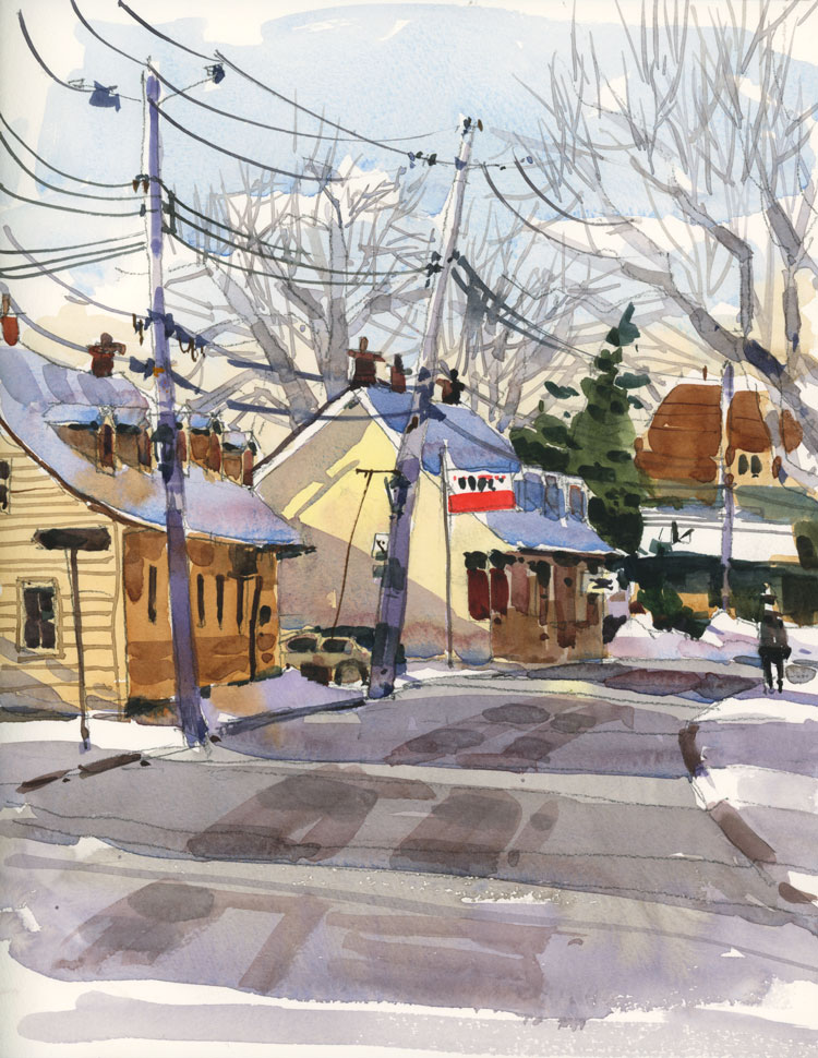 Too cold to sketch | Shari Blaukopf's Sketchbook